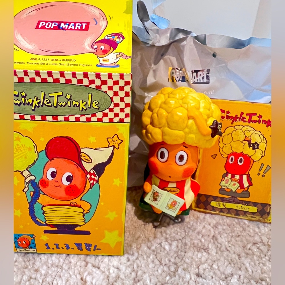 <Authentic>Pop Mart - Twinkle Twinkle Be a little Star Figurines - Haircut